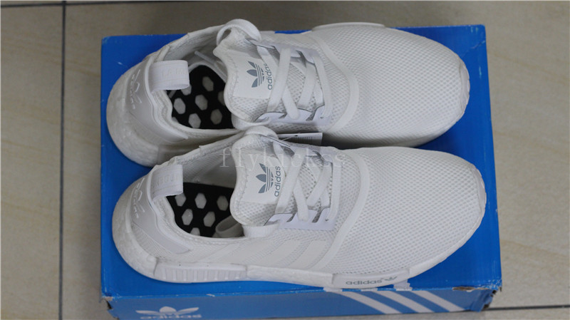 Real Boost Adidas NMD Mesh Triple White